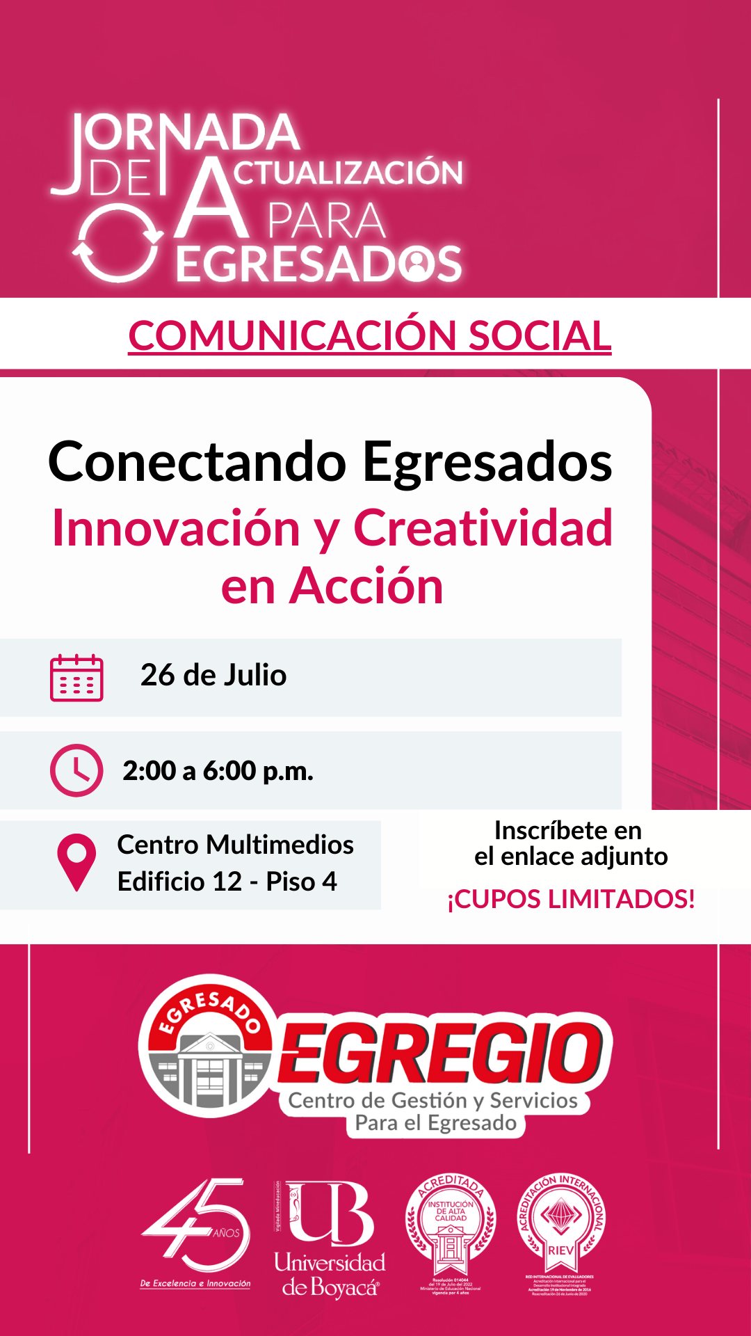Jornada de Actualización para Egresados de Comunicación Social
