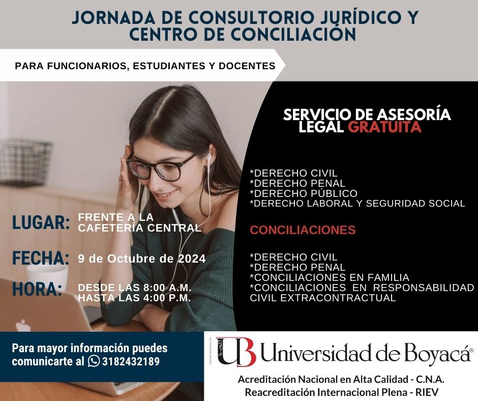 Jornada de Consultorio Jurídico y Centro de Conciliación 