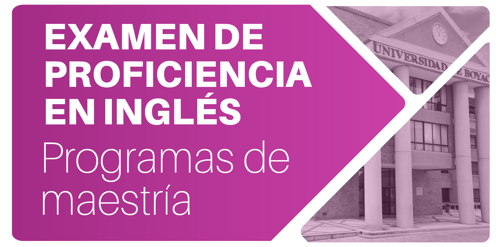 Examen de Proficiencia en inglés Programas de Maestría 16 de noviembre de 2024