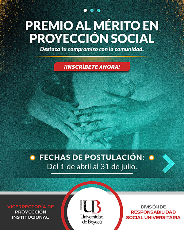 Postula tu iniciativa en el Premio al Mérito en Proyección Social