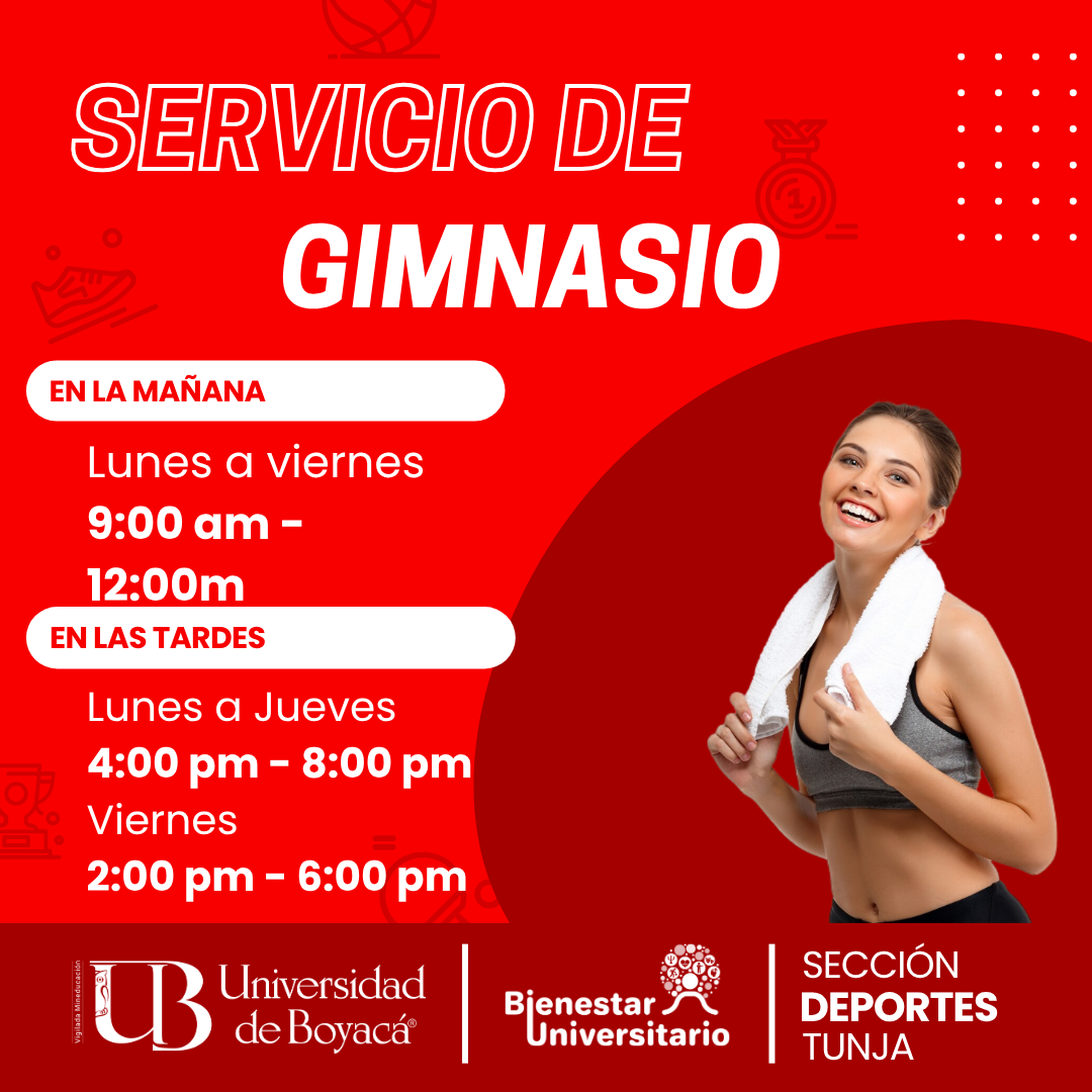 ¡El Gimnasio sigue disponible!