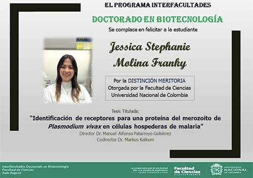 Egresada Jessica Stephanie Molina Francky