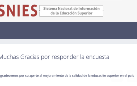 Funcionario: diligencia el formulario de índice de Inclusión para la Educación Superior (SNIES)