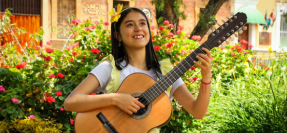 Juliana Fonseca, música y tiplista Boyacense.